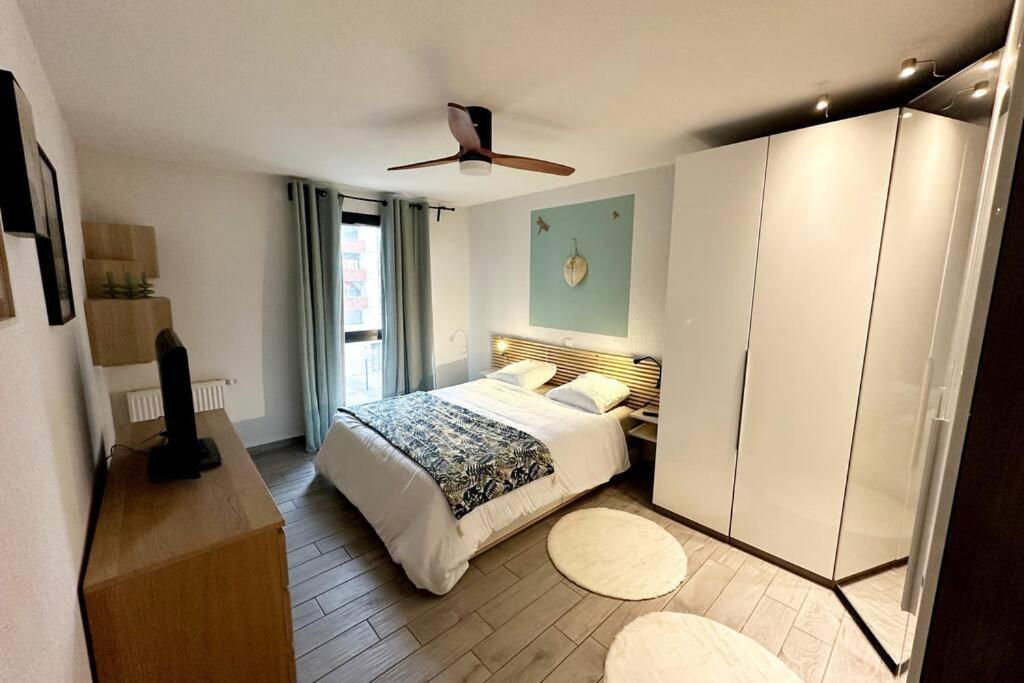 Bel Appart Design 2Ch, Mairie, Pkg, Wifi, Terrasse, Port Marianne Montpellier Exterior foto