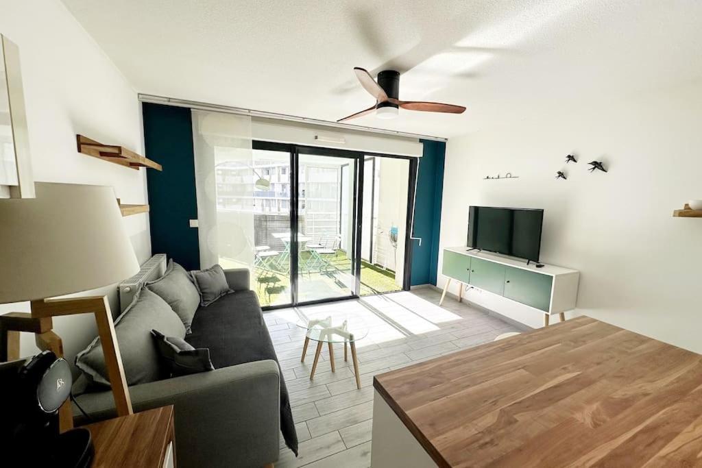 Bel Appart Design 2Ch, Mairie, Pkg, Wifi, Terrasse, Port Marianne Montpellier Exterior foto